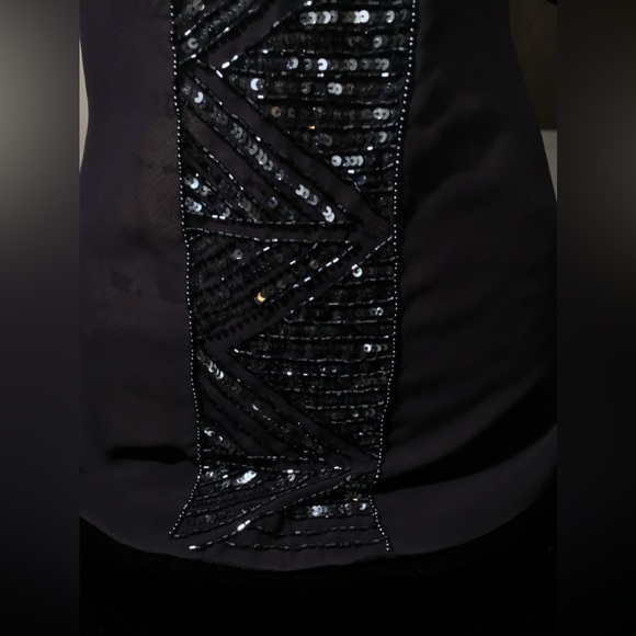 Angie Very Pretty Purple Blouse w/Embellishments - Picture 7 of 9